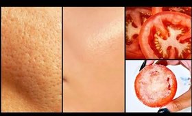 TOMATO FACE MASK TO GET RID OF PORES! TOMATO FACIAL SCRUB FOR GLOWING SKIN, FAIR SKIN, & DARK SPOTS!