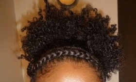 TWIST OUT PUFF & BRAIDED HEADBAND TUTORIAL (PUFF STYLE #4)