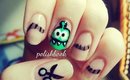 Cut the Rope inspired nail art!