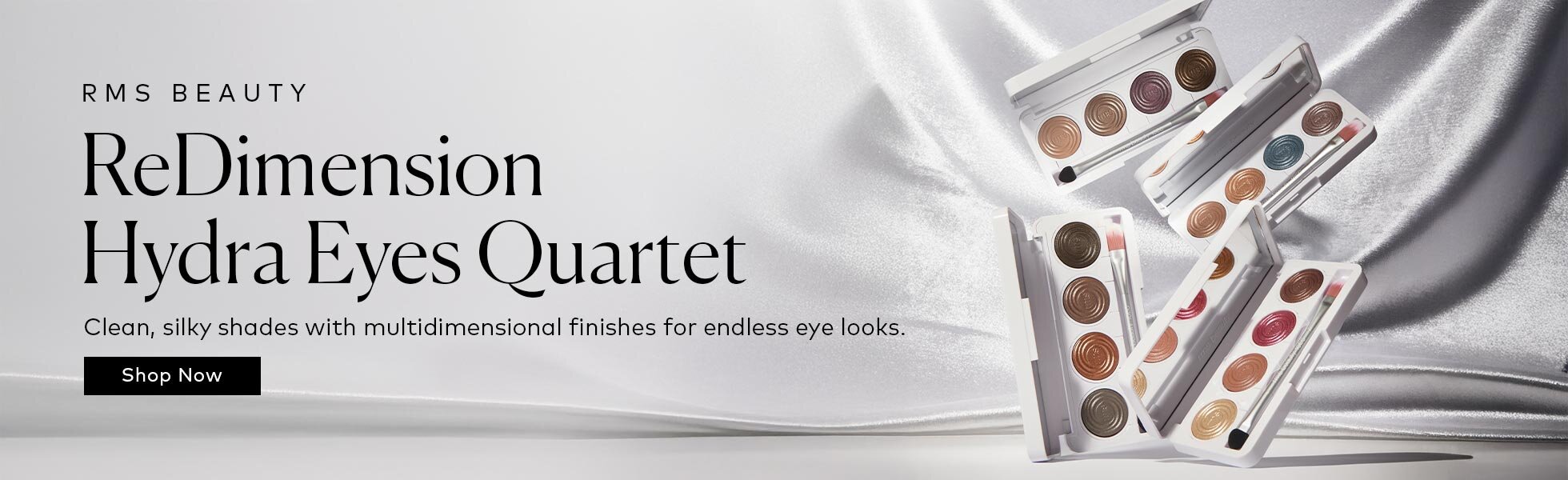 Richly pigmented shades in matte, satin, and metallic finishes for endless eye looks. Shop the rms beauty ReDimension Hydra Eyes Quartet at Beautylish.com
