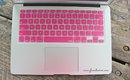 Pink Macbook Keys Decorate Your Laptop [Re-Upload]