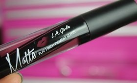 Reseña verdadera de L.A Girl Matte Flat Finish Pigment Gloss