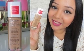 New Revlon Nearly Naked Foundation Review & Demo!