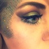 Mermaid Eye makeup. Naturals