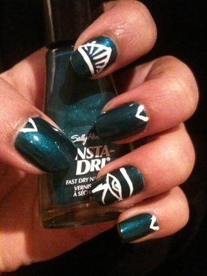 I love this nail design I did a while back. Will have to do it again soon 