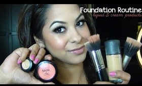 Foundation Routine: Liquid & Cream Products