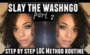 PERFECT WashnGo Routine 2016 | LOC Method for High Porosity Natural Hair | NaturallyCurlyQ