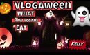 "VLOG" What A Raw Vegan Eats | Halloween Decorations | Wild Parrots