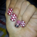 minnie mouse nails