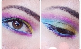 Tutorial: My Spring Makeup Look! BRIGHT AND FUN!