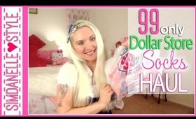 99 Cents Only Socks & Beauty Dollar Store Haul | SimDanelleStyle