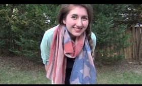 How To Make An American Flag Scarf (Free People DIY)