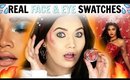 BRETMAN ROCK x COLOURPOP Collection FACE AND EYE SWATCHES