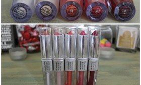 LA Colors Lipgloss Lipstick Duo Review & Lip Swatches