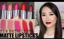 NEW Maybelline MATTE Color Sensational Lipsticks | Try On + First Impressions | hollyannaeree