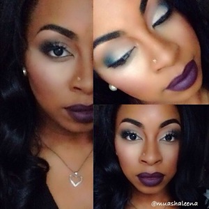 I love rocking a dark lip! 

Check my tutorial out on youtube to see what I used for this look at www.youtube.com/muashaleena

Follow me on Instagram @muashaleena