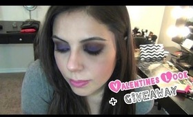 Valentines Day Look + Palette Giveaway!