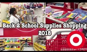 Come Shop With Me : Target Back To School Supplies Shopping  2018 !