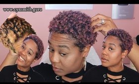 Curly Hair Routine 2019| Short Natural Hair | TWA| Cyn Doll
