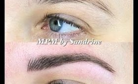 Je me fais tatouer les sourcils - partie 1