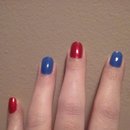 4th of July nail combo 