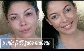 5 Minute Full Face Makeup : Drugstore Products | SCCASTANEDA