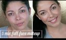 5 Minute Full Face Makeup : Drugstore Products | SCCASTANEDA