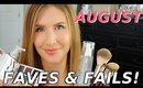 August Favorites 2019 | Beauty Must Haves, Lifestyle Faves + A BIG FAIL!