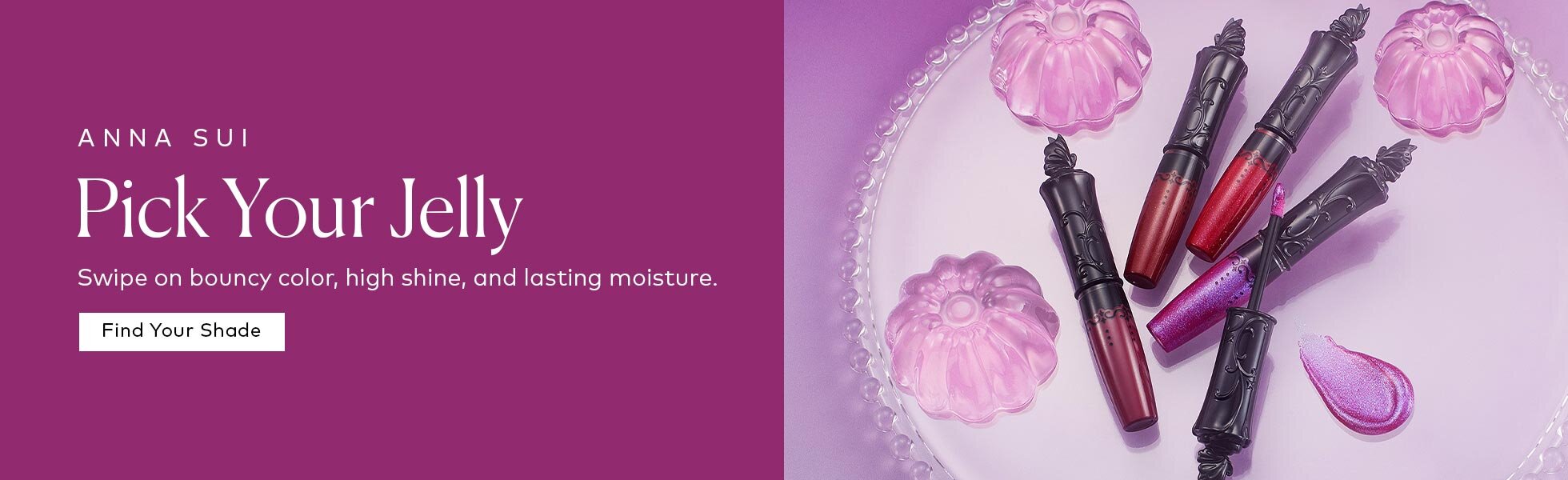 Anna Sui's Rouge Jelly does more than shine. Its moisture-holding oils and flexible film help seal in hydration, while honey, grape seed oil, and cationic hyaluronic acid help keep lips soft and comfortable. Shop it here at Beautylish.com