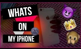 WHATS ON MY IPHONE 6?! | theracquellshow