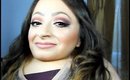 Amber Rush Makeup tutorial - Rose golds and Plums