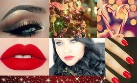 Signature Christmas Makeup Tutorial 2014 | GOLD & BROWN