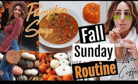 Fall Sunday Routine // PUMPKIN SOUP/ NEW COFFEE/ PUMPKIN PICKING IN LA