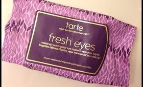 Tarte Fresh Eyes Maracuja Waterproof Eye Makeup Remover Wipes Review