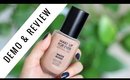 MAKE UP FOR EVER Water Blend Foundation Demo & Review