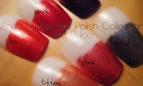 (Holiday Gift Idea) Review: Zoya's Flame WINTER Nailpolish Collection!