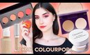 FULL FACE USING COLOURPOP MAKEUP | Peachy Spring Makeup Tutorial