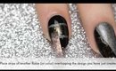 Dark Metallic Colorblock Nail Art | Lacquerstyle