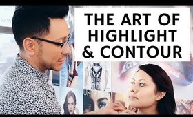 How to Highlight and Contour Different Face Shapes | Bridal Seminar Pt. 4 | mathias4makeup