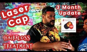 Red Restore Laser Cap Hair Loss Therapy 3 month Update || Vicariously Me