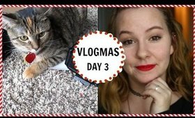 I LOVE CATS & FILIMING ALL DAY!!  VLOGMAS DAY 3