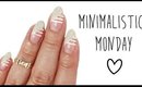 Minimalistic Monday No.8 | Stripes and Diagonal French Tips Nail Art ♡