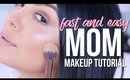 GET READY WITH ME: QUICK EVERYDAY MOM NATURAL GLAM MAKEUP TUTORIAL | SCCASTANEDA