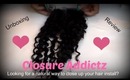 Closure Addictz Natural Curl Lace Base - Unboxing