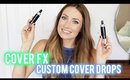 Cover FX Custom Cover Drops Review + Demo | vlogwithkendra