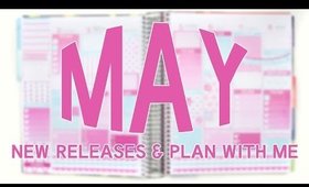 May New Releases \\ Plan with me in my Erin Condren Vertical
