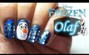 Disney Frozen OLAF Nailart Tutorial