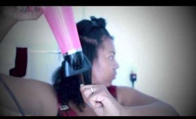 Natural Hairstyle: Blow Out After 2+ Years & Rope Twists