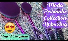 More Vegan Makeup Brushes!! MODA PRISMATIC Unboxing 😍😊 l TotalDivaRea