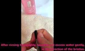 NuyBeauty: Make-up Brushes Cleaning Made Easy, How to Wash Make-Up Brushes